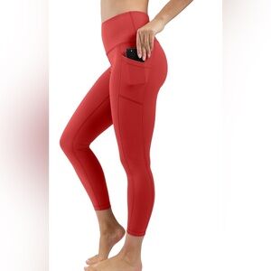 90 degree by reflex leggings red dahlia